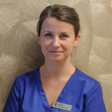 Ania, tandsköterska på Klöver Tandvård
